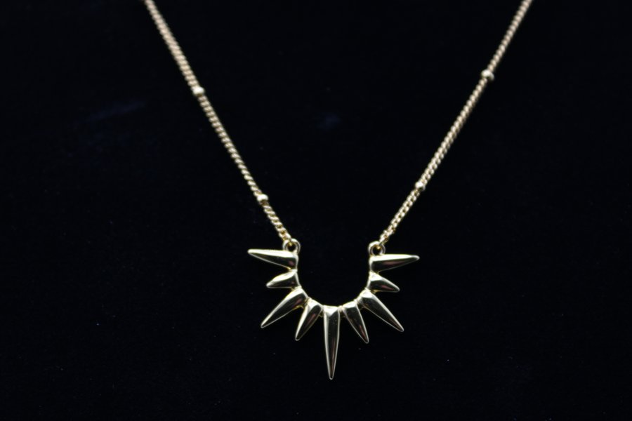 Spike Necklace — Silver