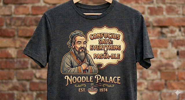 Confucius Says shirt