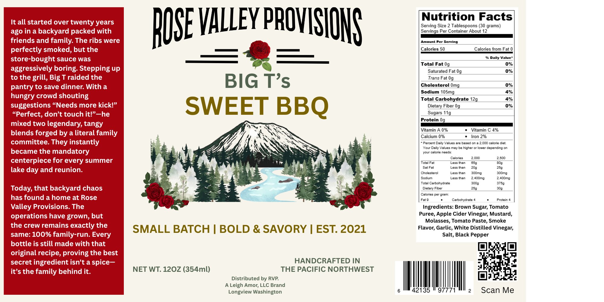 Big T's Sweet BBQ Sauce