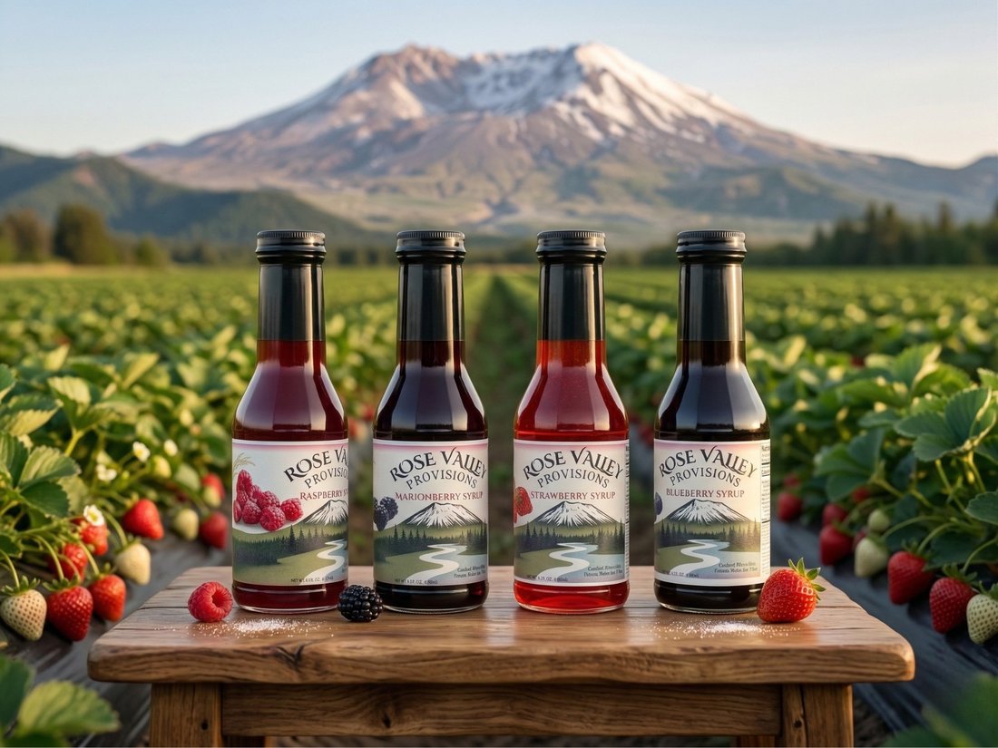 Rose Valley Provisions Syrup Collection
